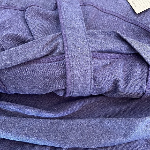 ๐ธ New Albion Zip Up Sweater Jacket Peplum Purple Small - Picture 4 of 6